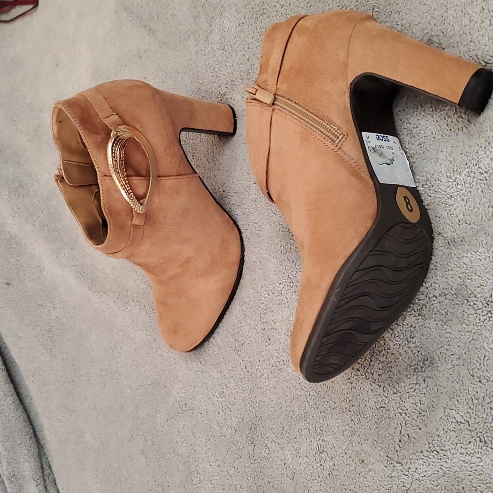 Suede Ankle Bootie size 8